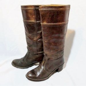 Frye Leather Brown Boots 77231